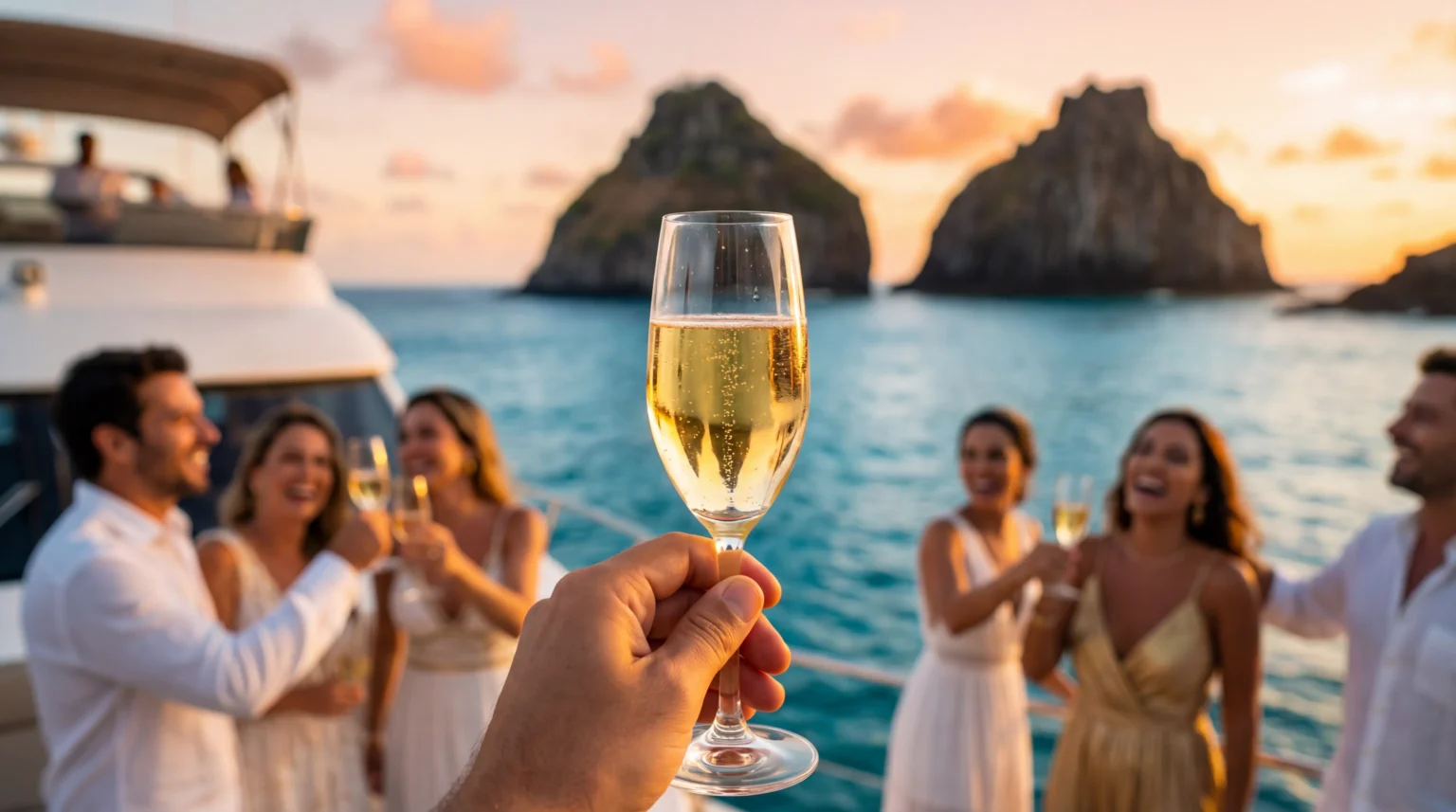 Fim de tarde em Fernando de Noronha para a virada do ano